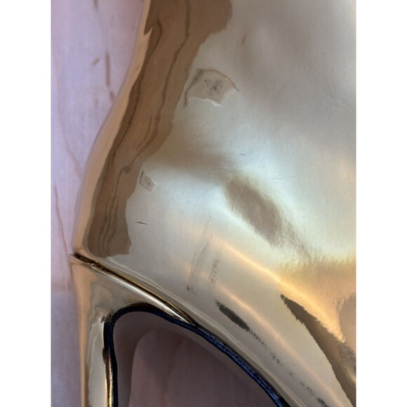 INC International Concepts Women Gold Patent Iyonna Over the Knee Slouchy Boots - Picture 7 of 7